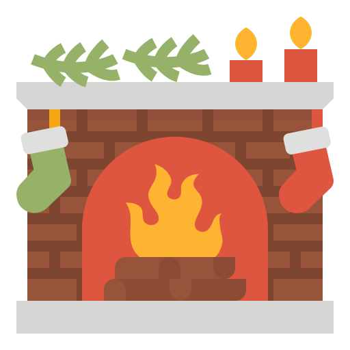 Detail Christmas Fireplace Png Nomer 4