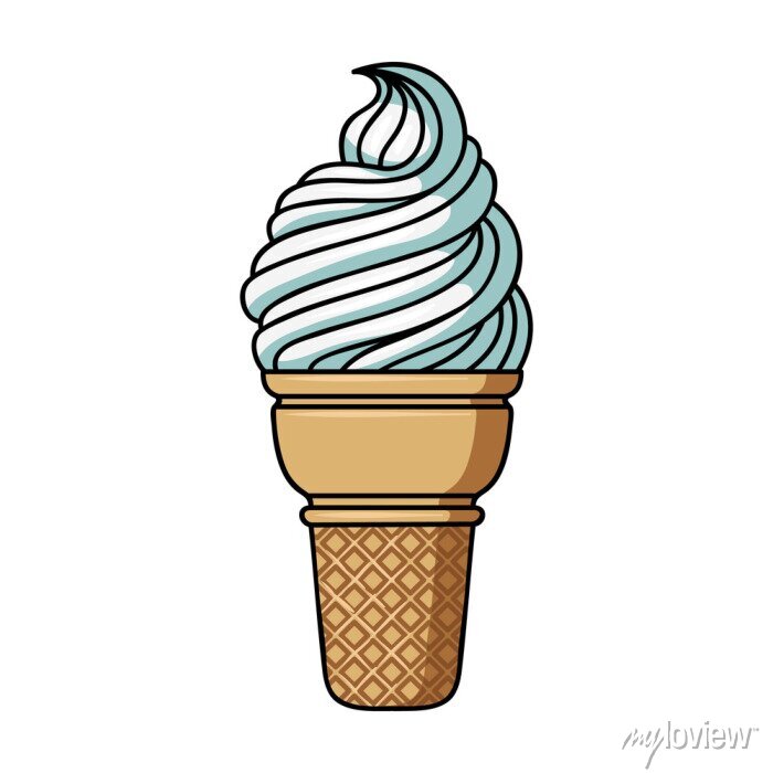 Detail Eis In Waffel Nomer 3