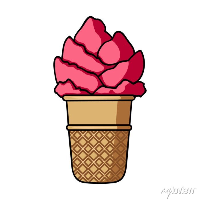 Detail Eis In Waffel Nomer 5