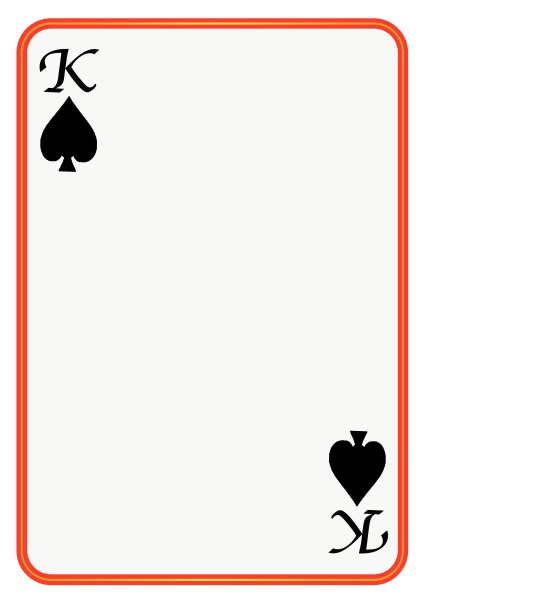 Leere Spielkarte - KibrisPDR