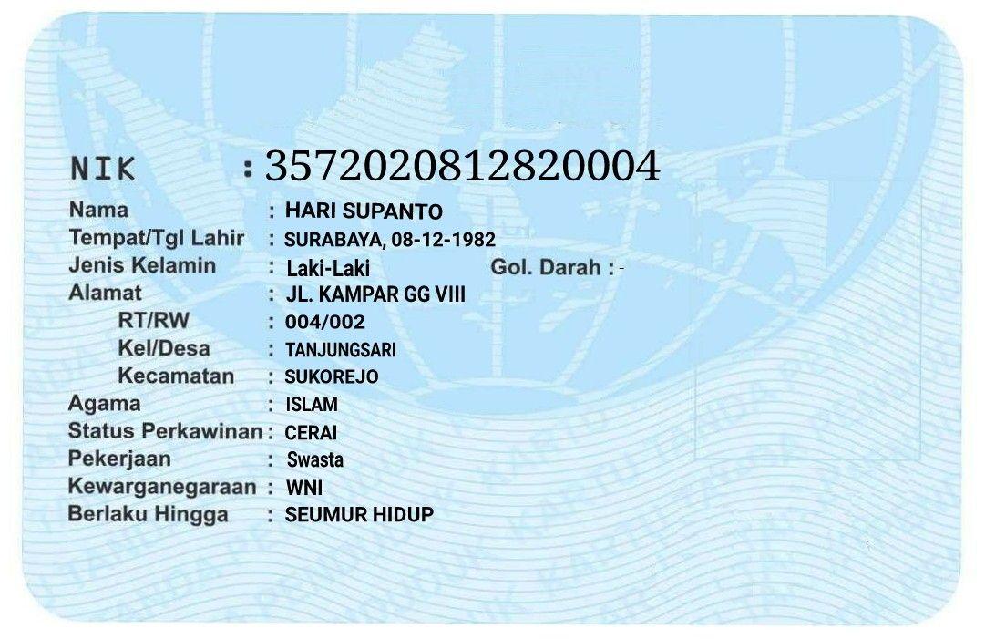 Detail Blangko Ktp Kosong Untuk Di Edit Nomer 17