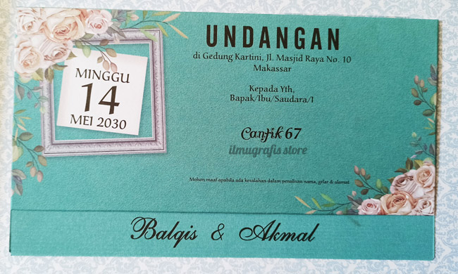 Detail Blangko Undangan Cantik Nomer 56