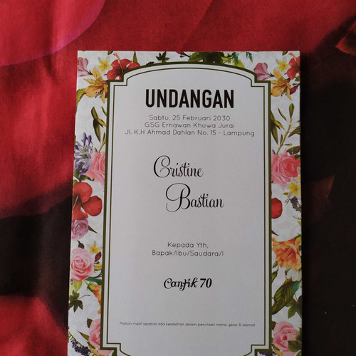 Detail Blangko Undangan Pernikahan Unik Nomer 33