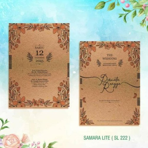 Detail Blangko Undangan Rustic Nomer 4