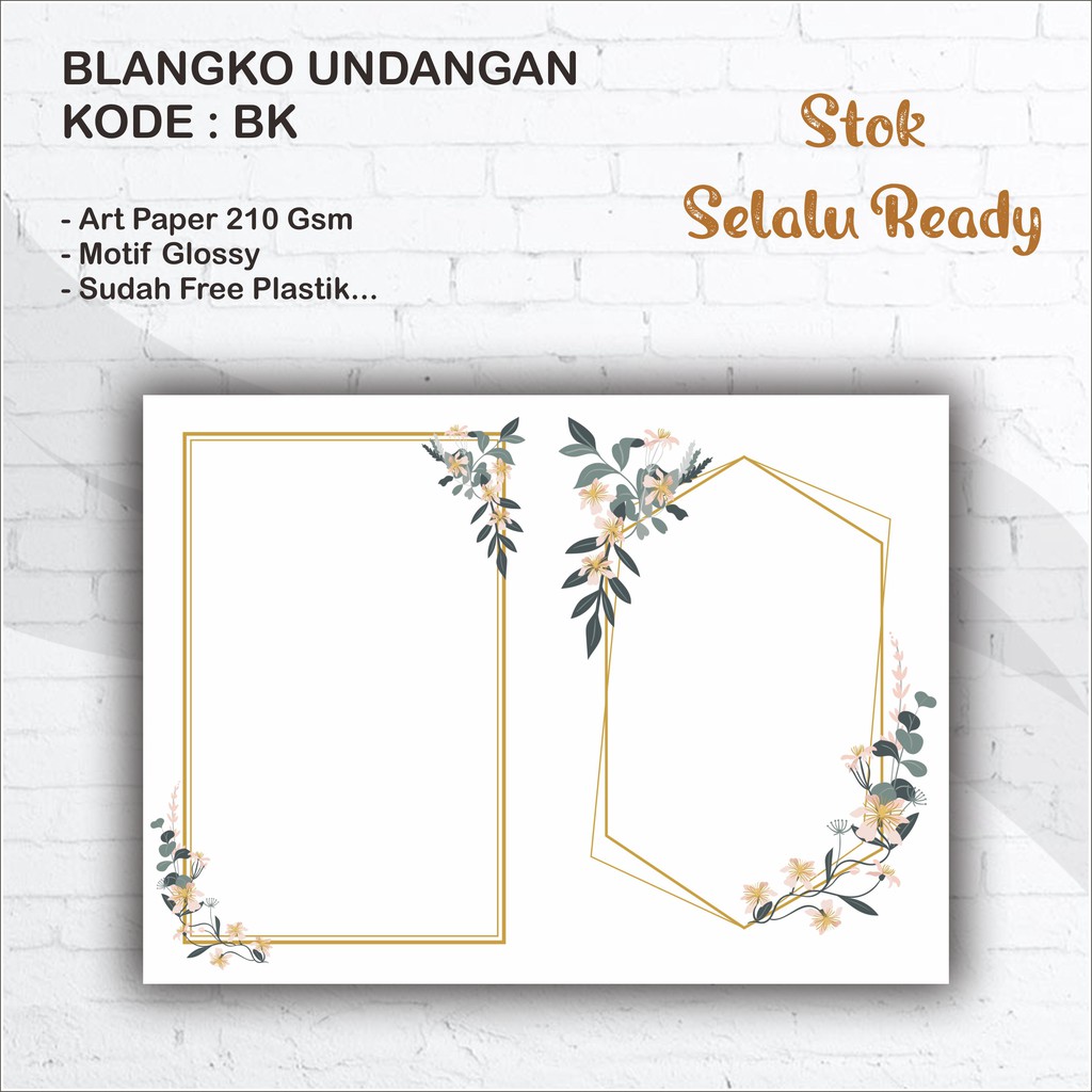 Detail Blangko Undangan Rustic Nomer 31