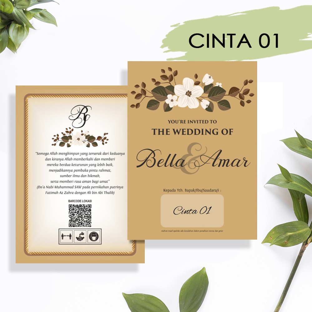 Detail Blangko Undangan Rustic Nomer 37