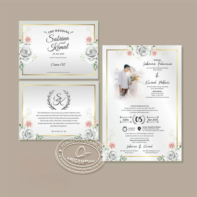 Detail Blangko Undangan Rustic Nomer 42