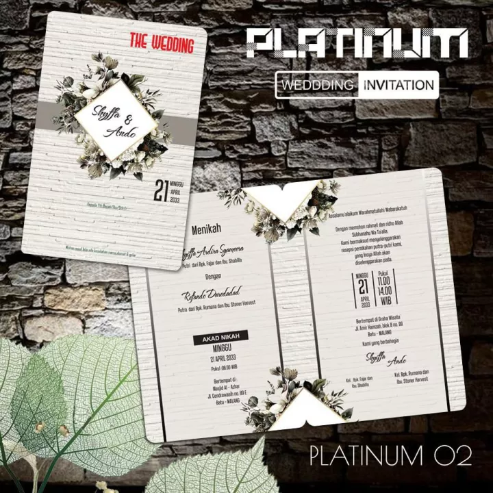 Detail Blangko Undangan Rustic Nomer 43