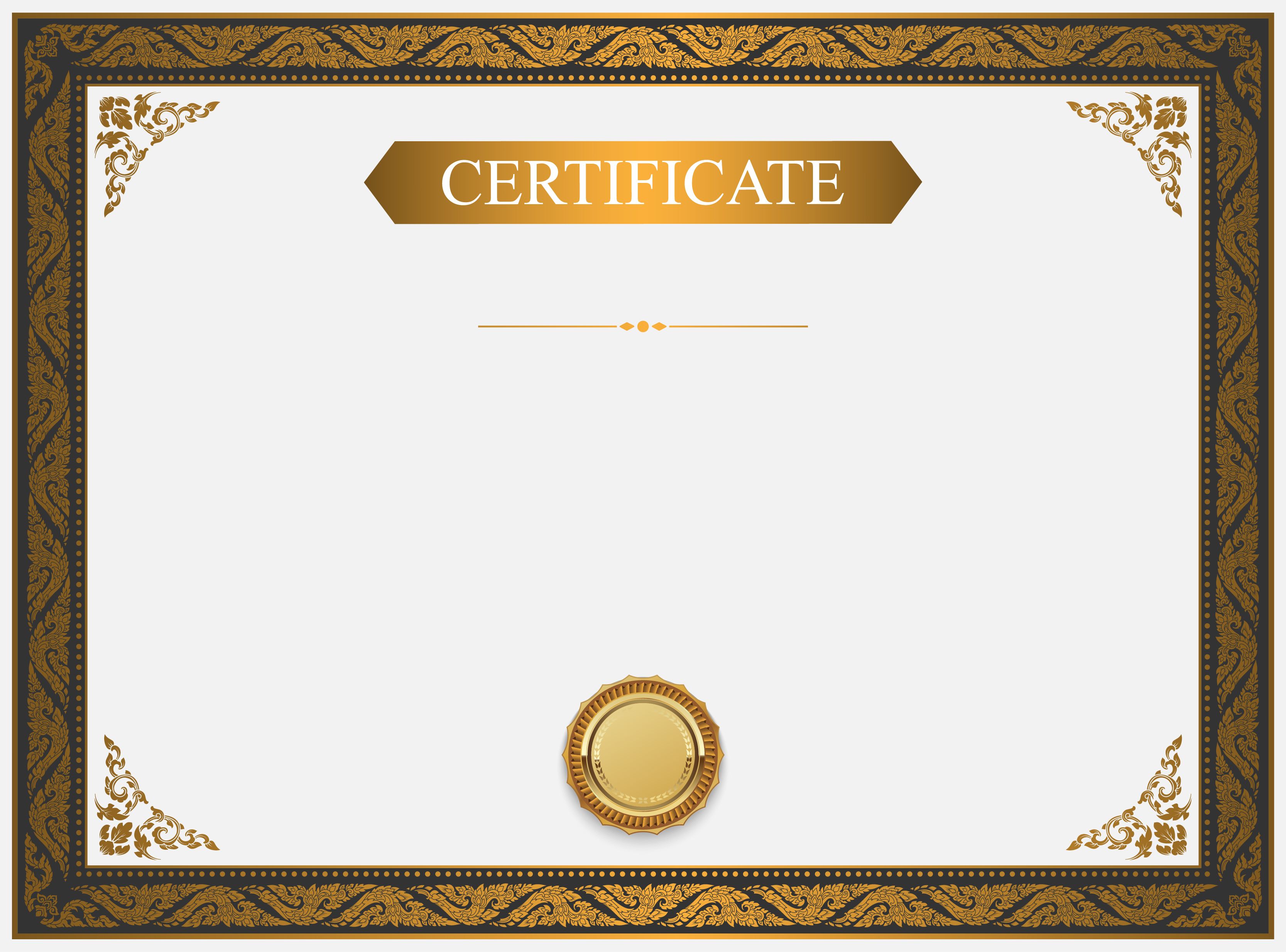 Detail Blank Certificate Design Background Hd Nomer 3