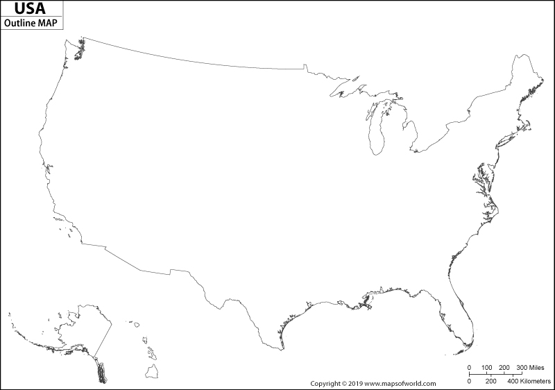 Detail Blank Map Of Usa Nomer 20