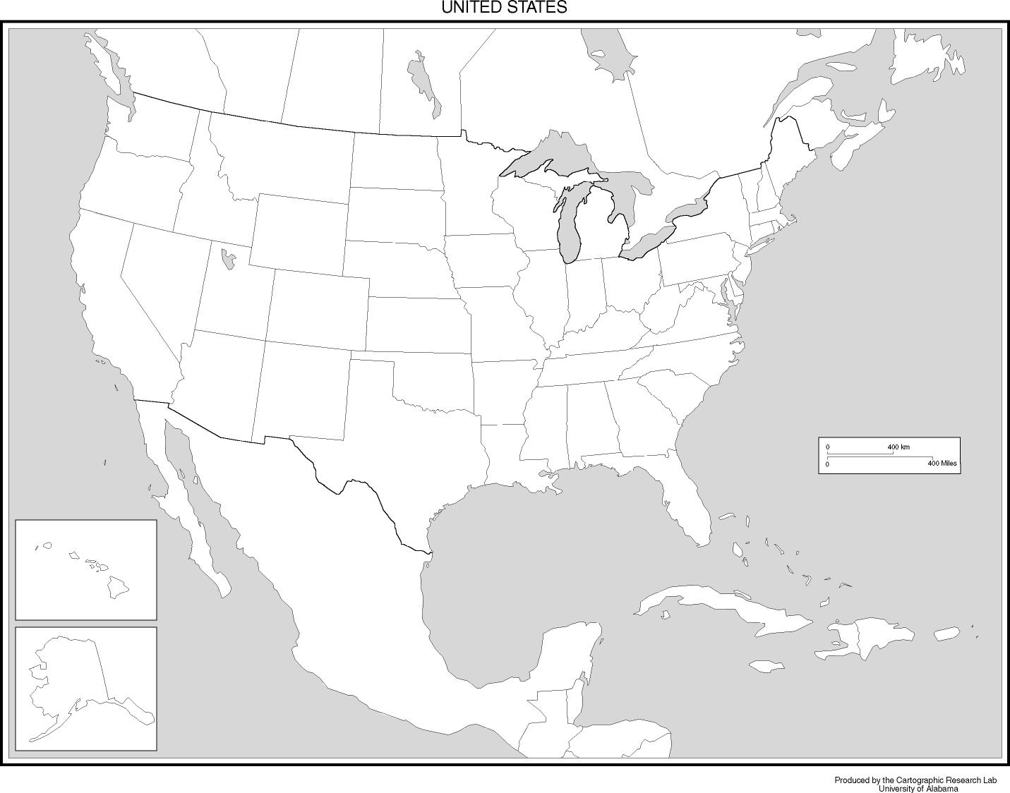 Detail Blank Map Of Usa Nomer 26