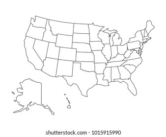 Detail Blank Map Of Usa Nomer 36
