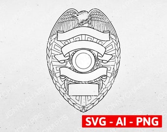 Detail Blank Police Badge Clipart Nomer 17
