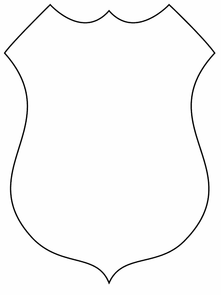 Detail Blank Police Badge Clipart Nomer 30