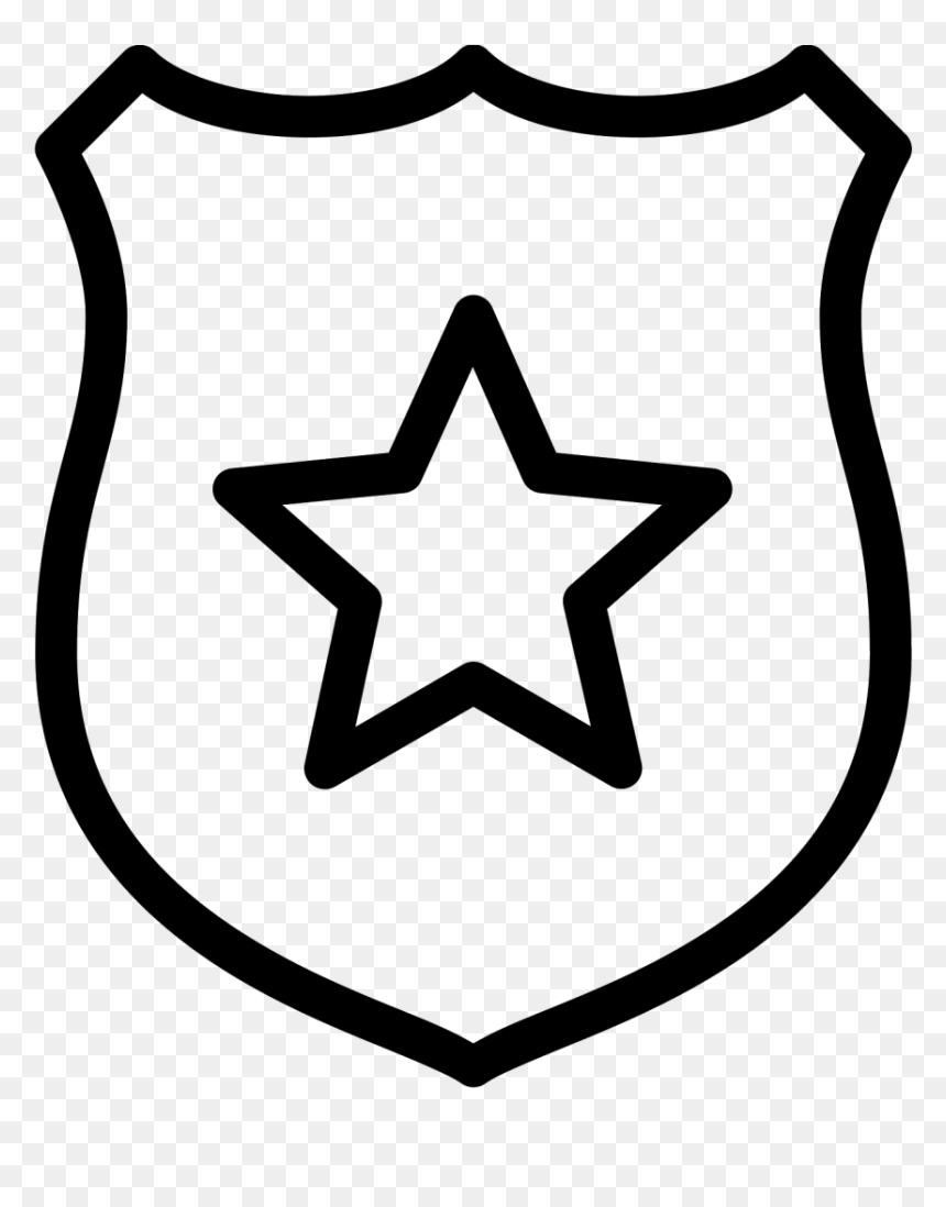 Detail Blank Police Badge Clipart Nomer 33