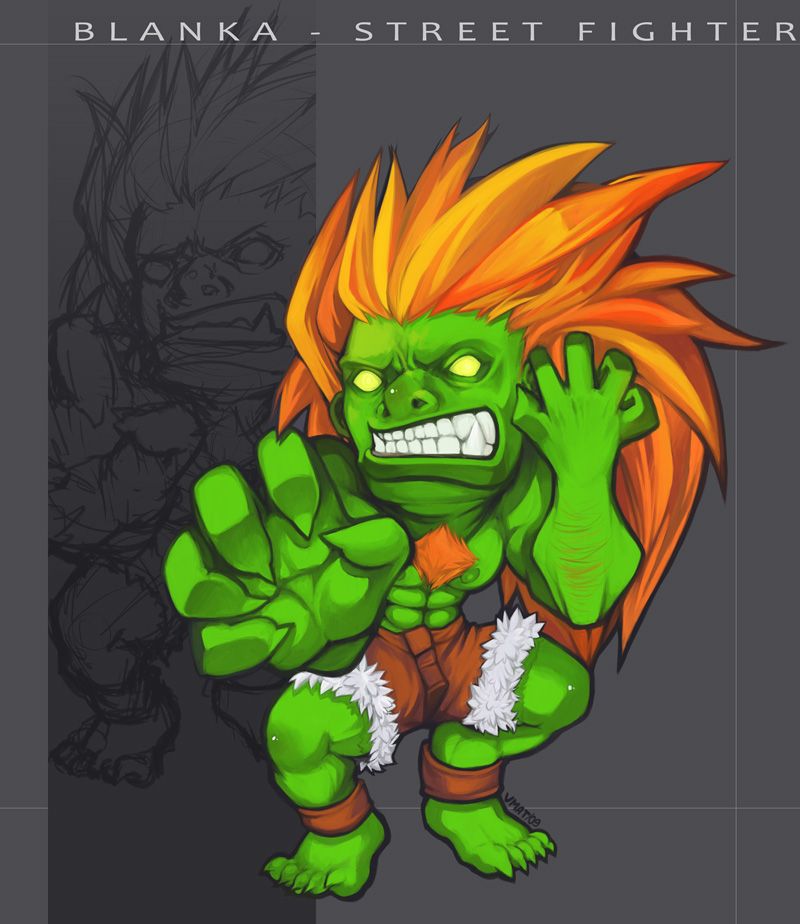 Detail Blanka Street Fighter Nomer 41