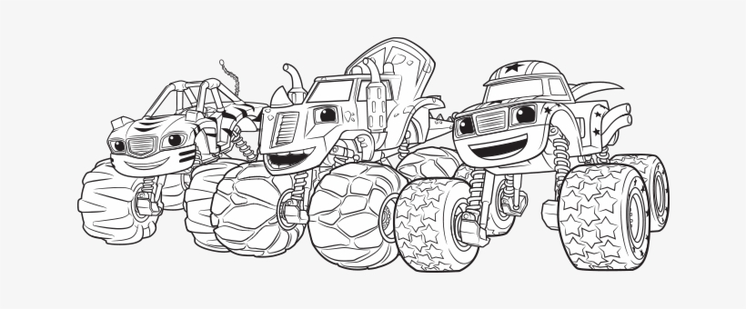 Detail Blaze Coloring Pages Nomer 13