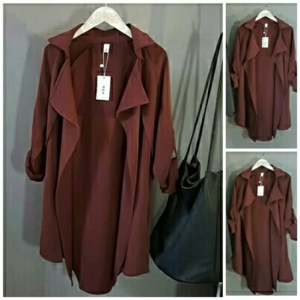 Detail Blazer Merah Maroon Wanita Nomer 45