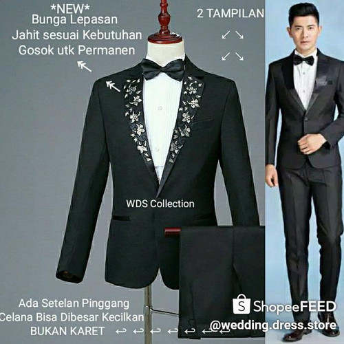 Detail Blazer Pengantin Pria Nomer 18