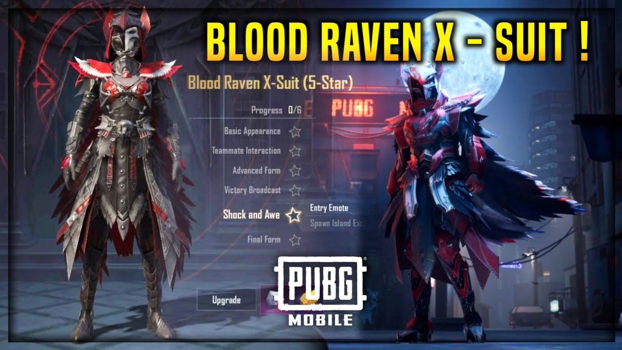 Detail Blood Raven X Suit Pubg Nomer 11