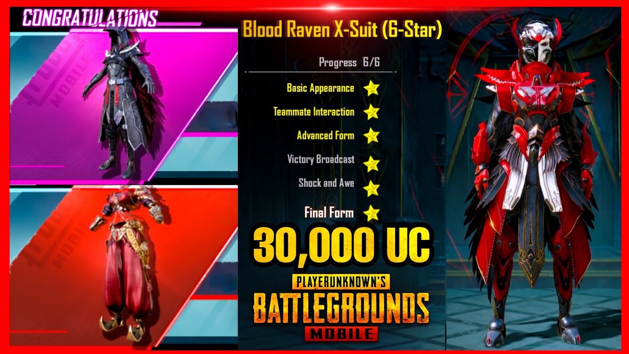 Detail Blood Raven X Suit Pubg Nomer 14