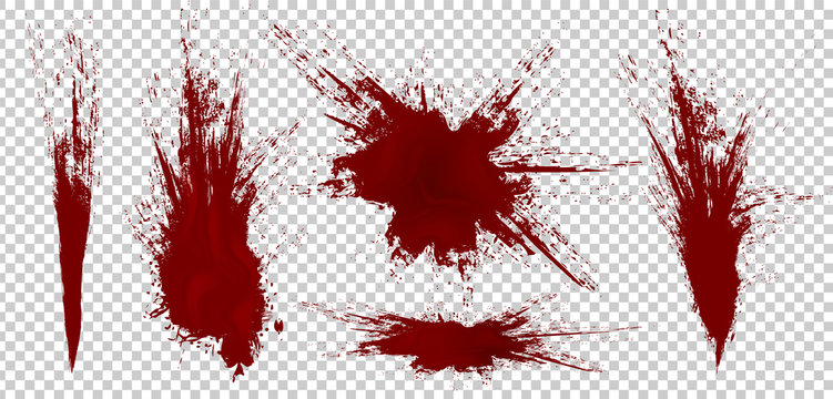 Detail Blood Stain Transparent Background Nomer 40