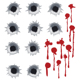 Detail Bloody Bullet Hole Png Nomer 46