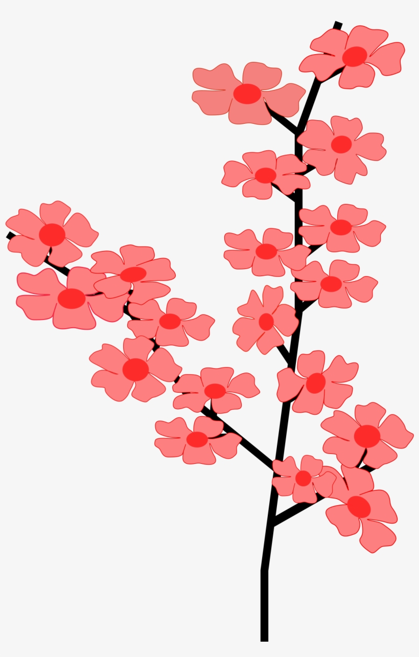 Detail Blossom Flower Clip Art Nomer 23