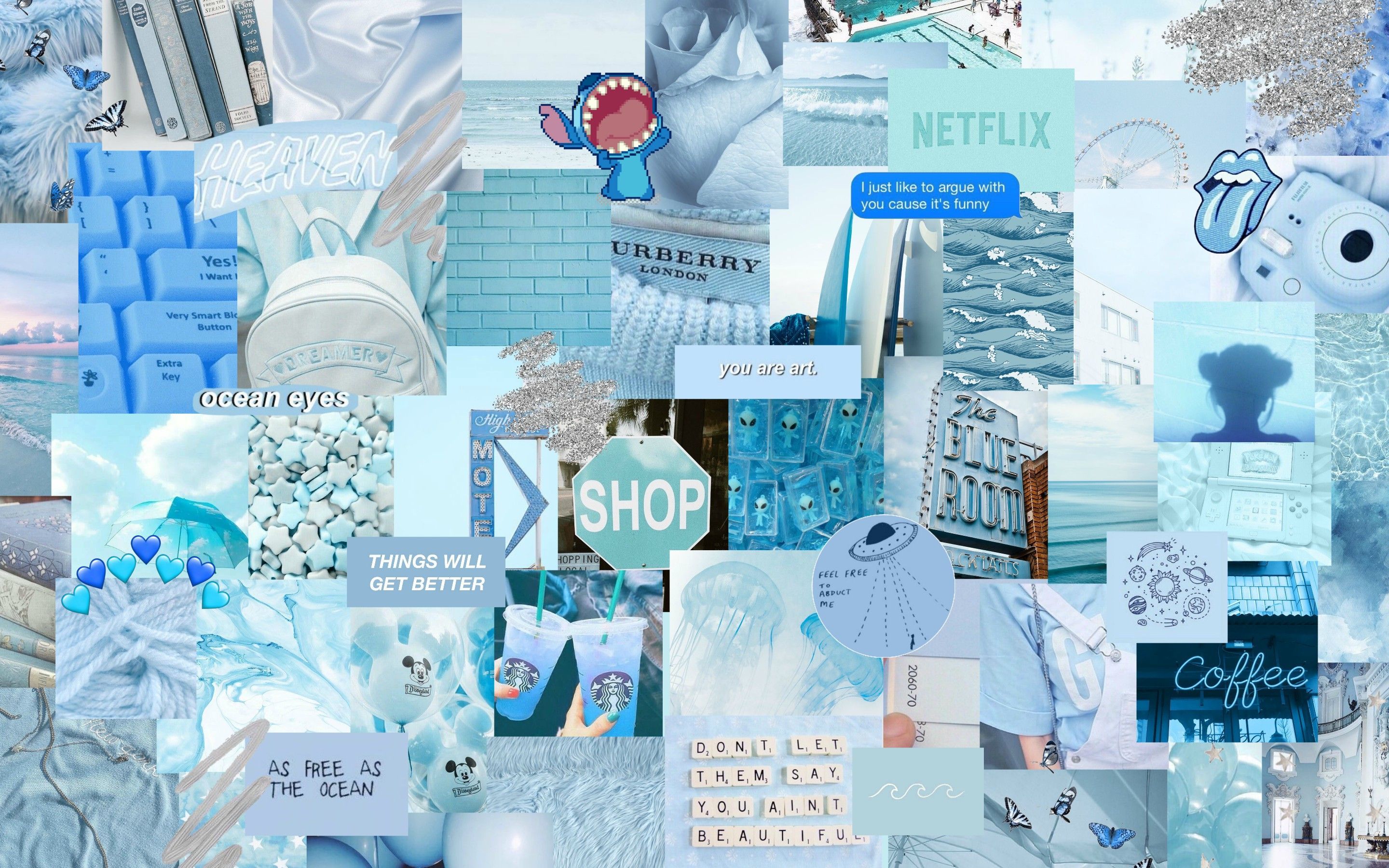 Detail Blue Aesthetic Wallpaper Aesthetic Nomer 29