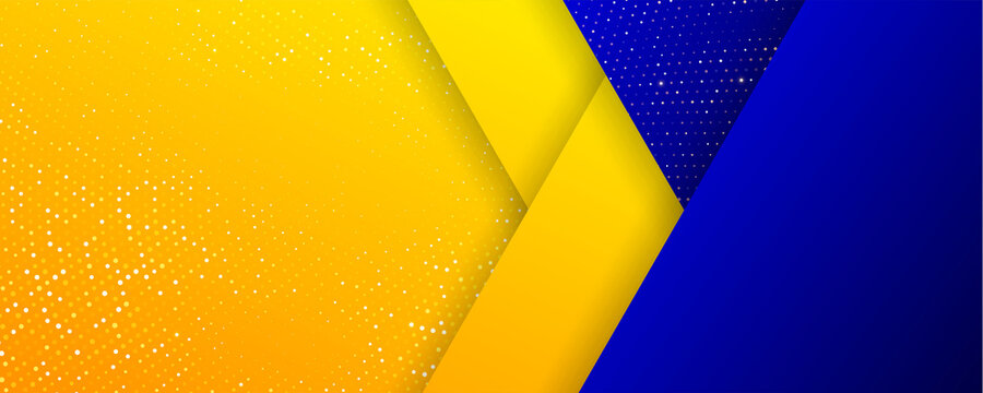 Detail Blue And Yellow Background Design Nomer 12