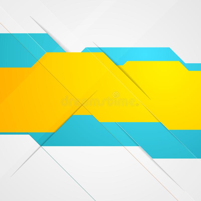 Detail Blue And Yellow Vector Background Design Nomer 12
