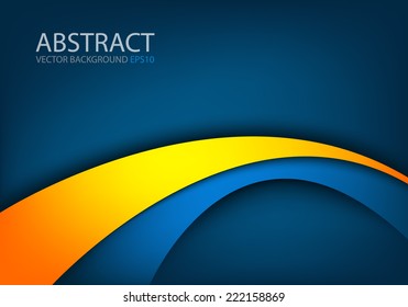 Detail Blue And Yellow Vector Background Design Nomer 15