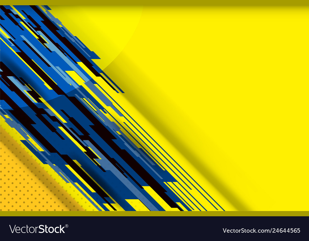 Detail Blue And Yellow Vector Background Design Nomer 16