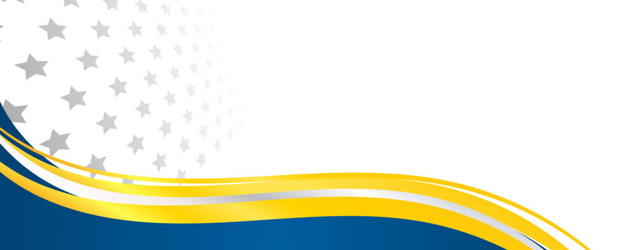 Detail Blue And Yellow Vector Background Design Nomer 5