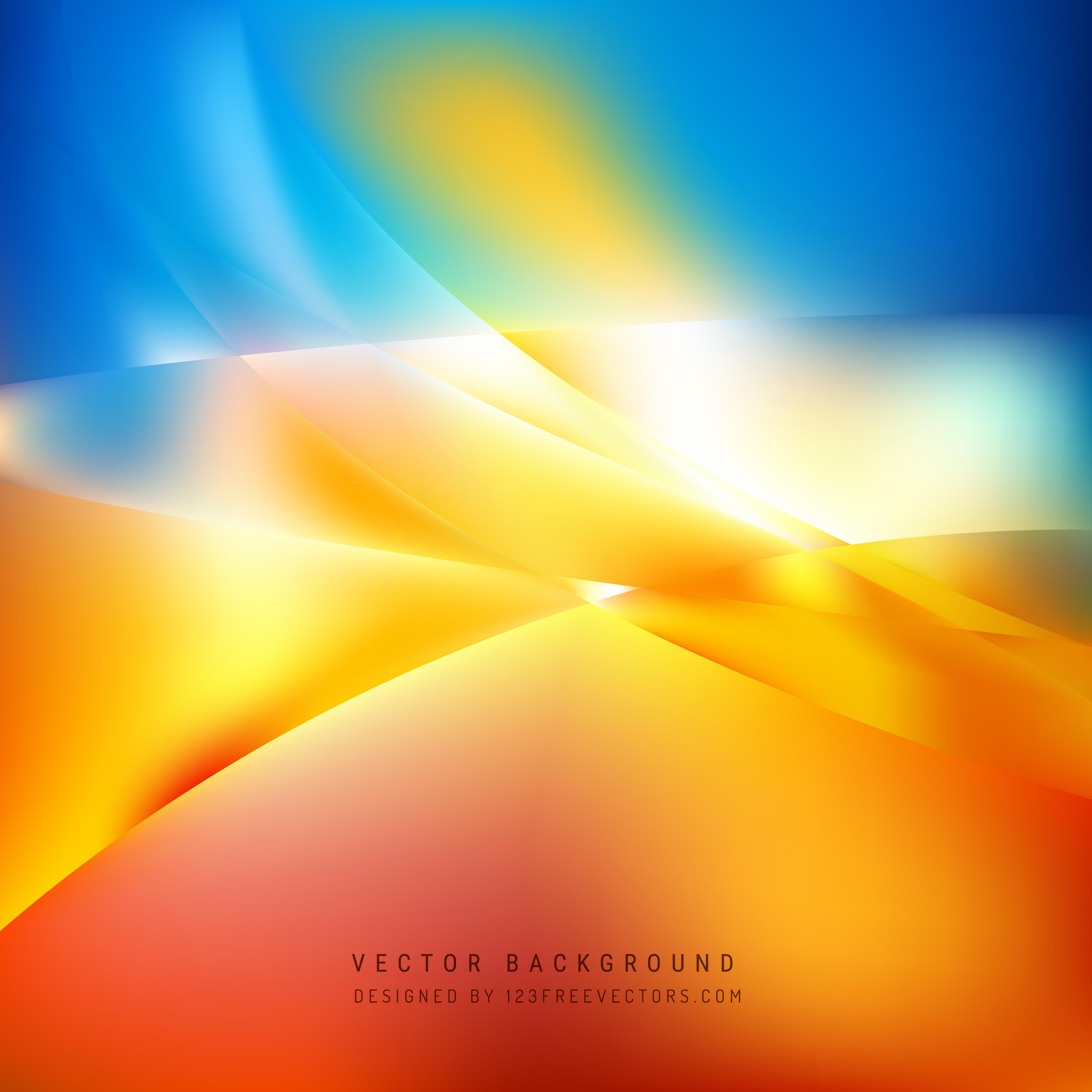 Detail Blue And Yellow Vector Background Design Nomer 43