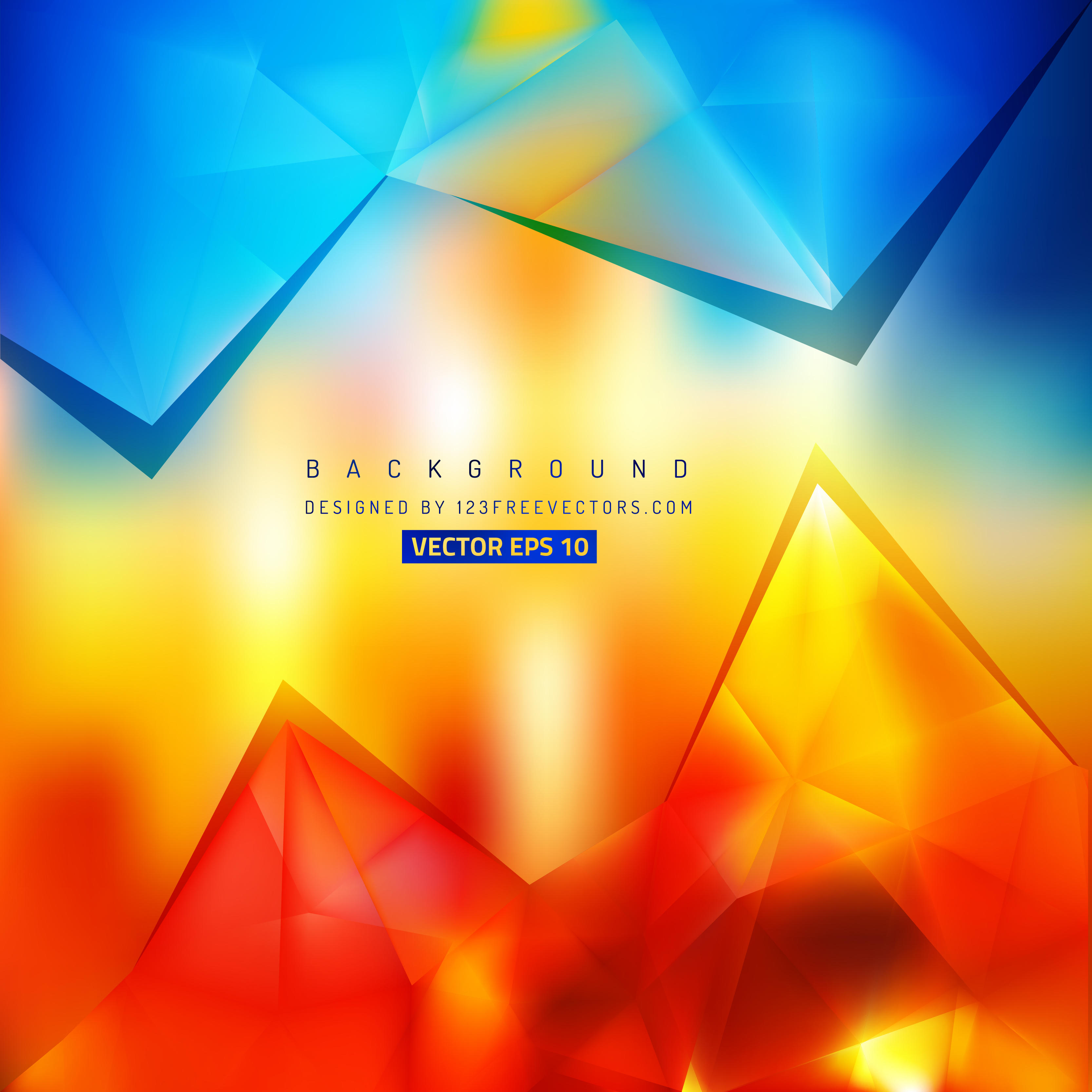 Detail Blue And Yellow Vector Background Design Nomer 48
