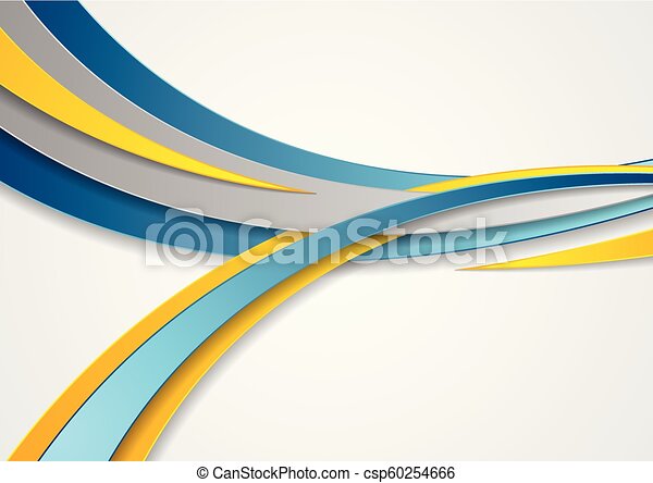 Detail Blue And Yellow Vector Background Design Nomer 9