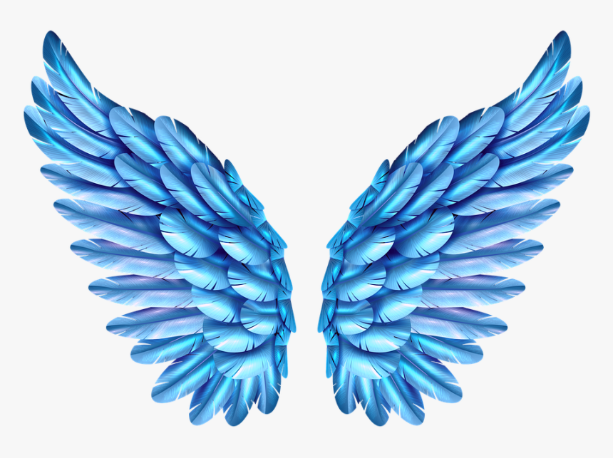 Blue Angel Wings Png - KibrisPDR