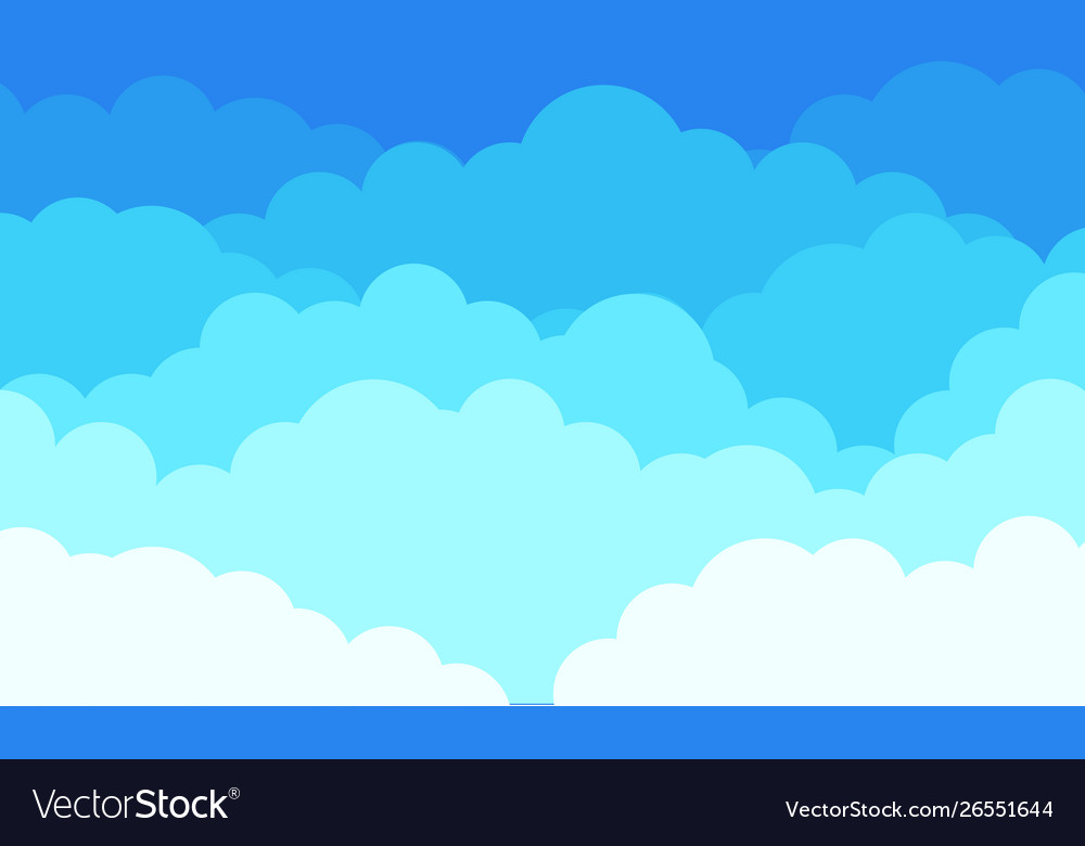 Blue Background Cartoon - KibrisPDR