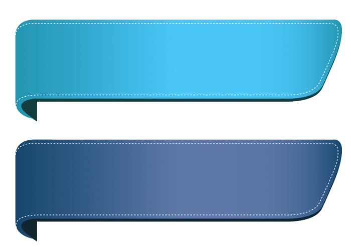 Detail Blue Banner Vector Nomer 47