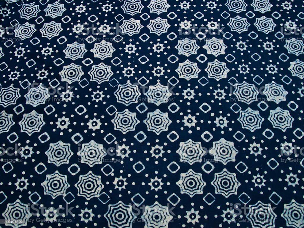 Detail Blue Batik Background Nomer 30