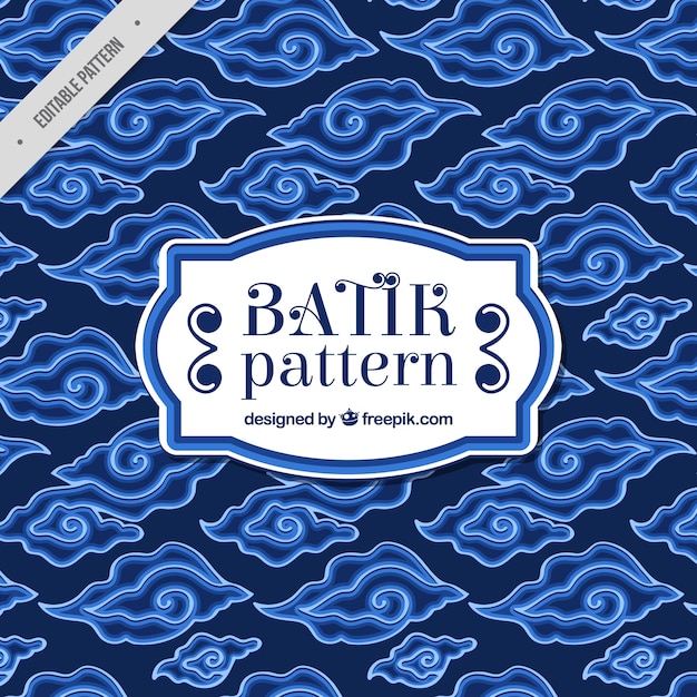 Detail Blue Batik Background Nomer 42