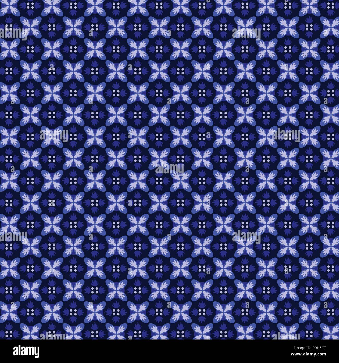 Detail Blue Batik Background Nomer 49