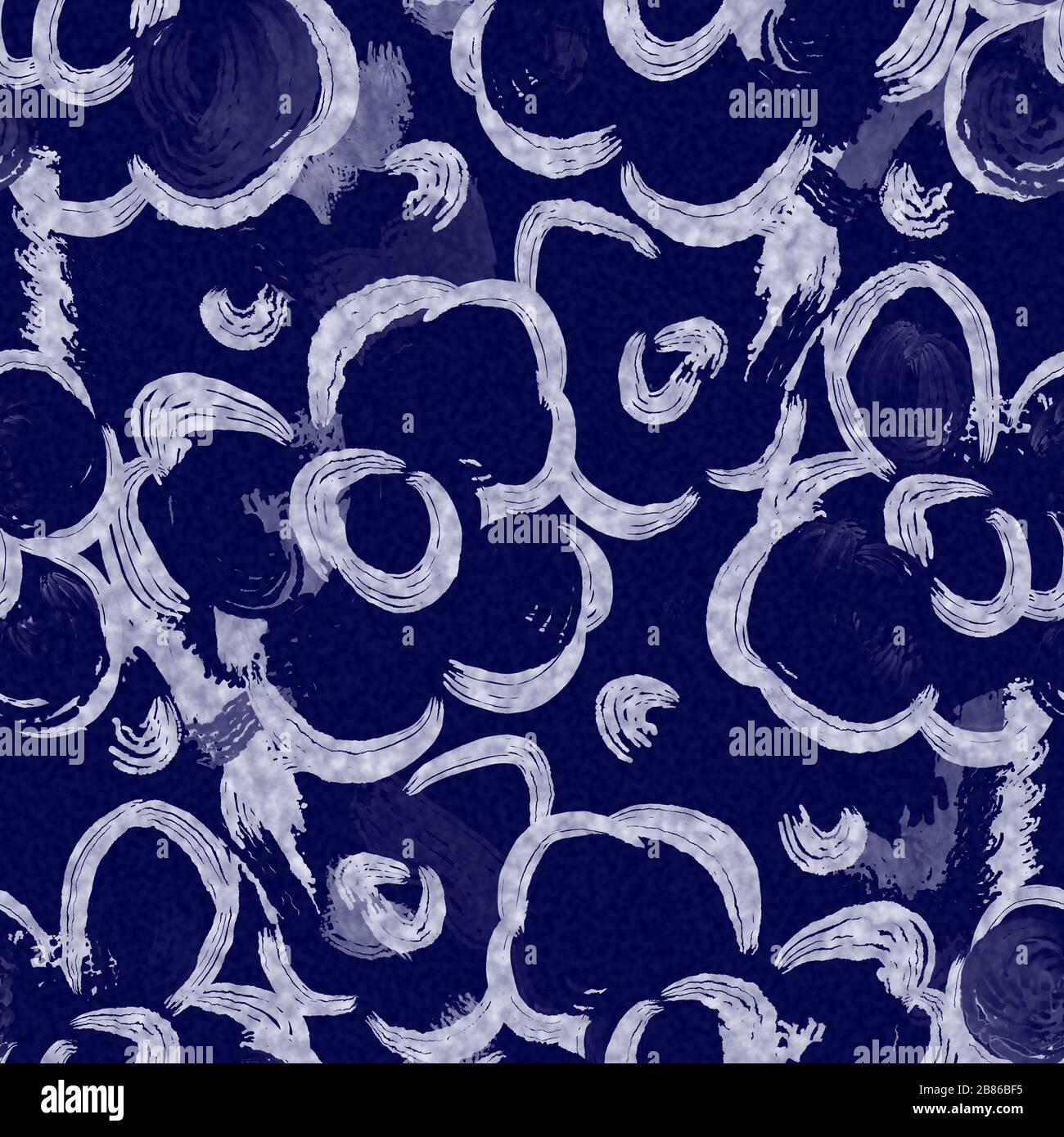 Detail Blue Batik Background Nomer 53