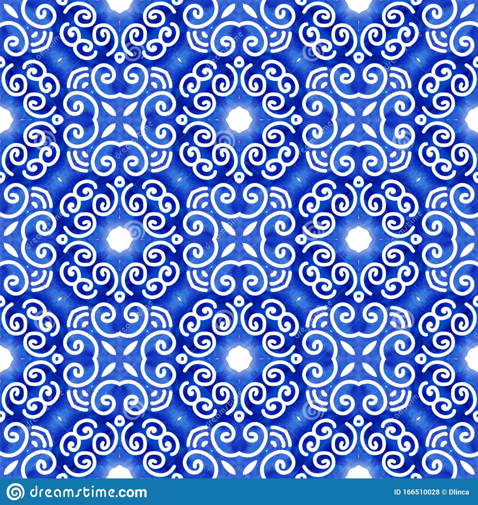 Detail Blue Batik Background Nomer 7