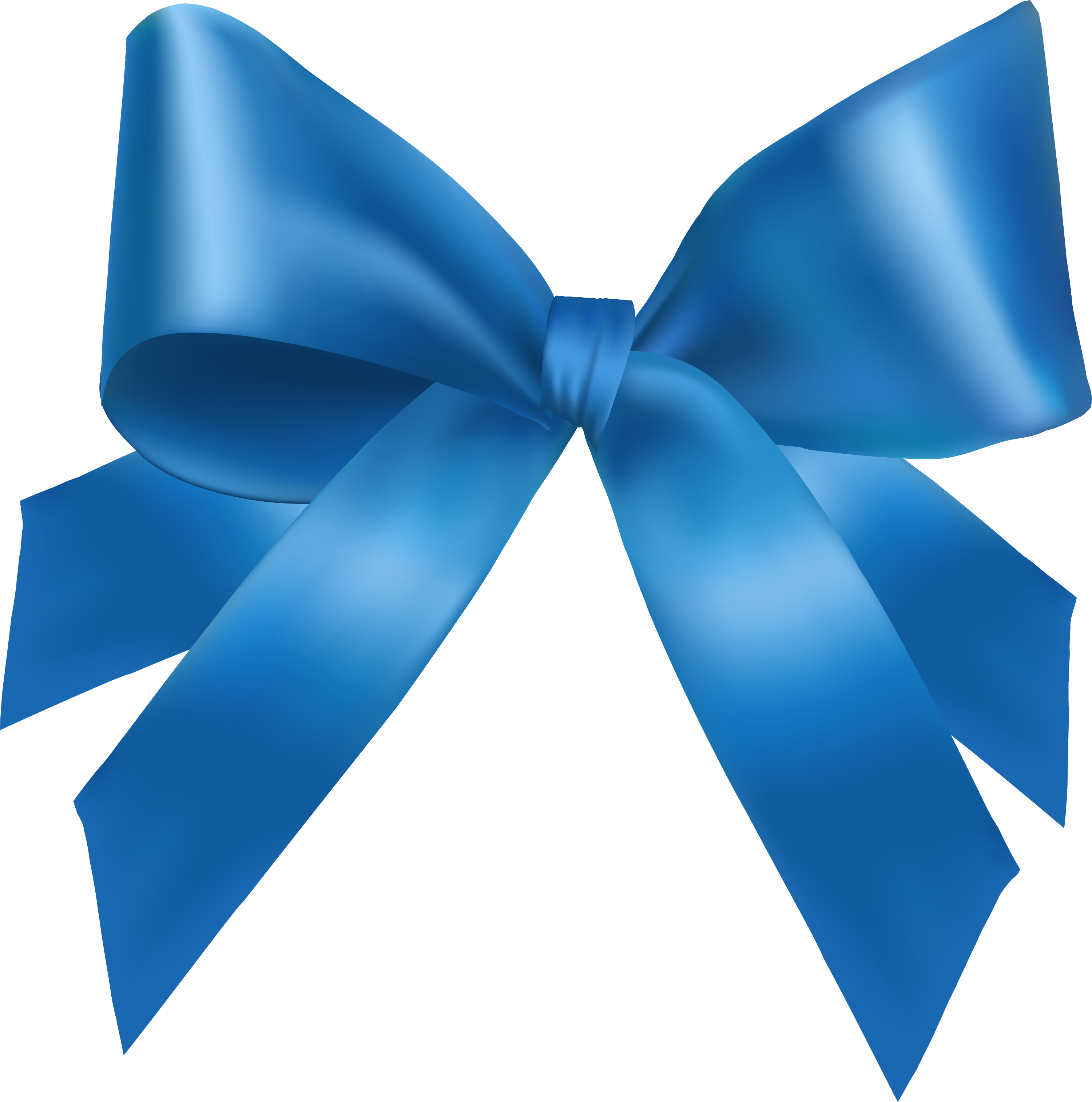 Detail Blue Bow Png Nomer 12