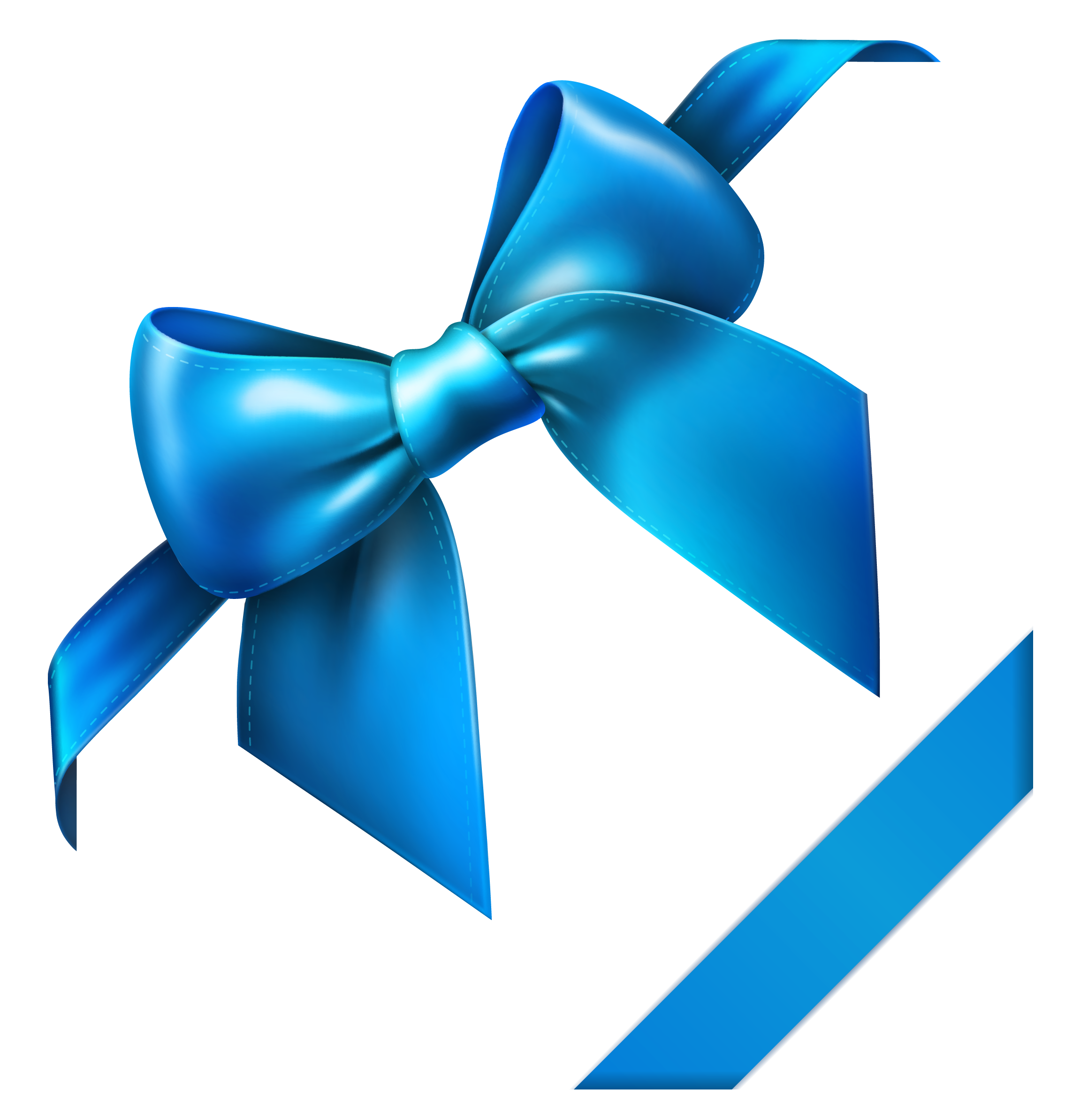 Detail Blue Bow Png Nomer 15