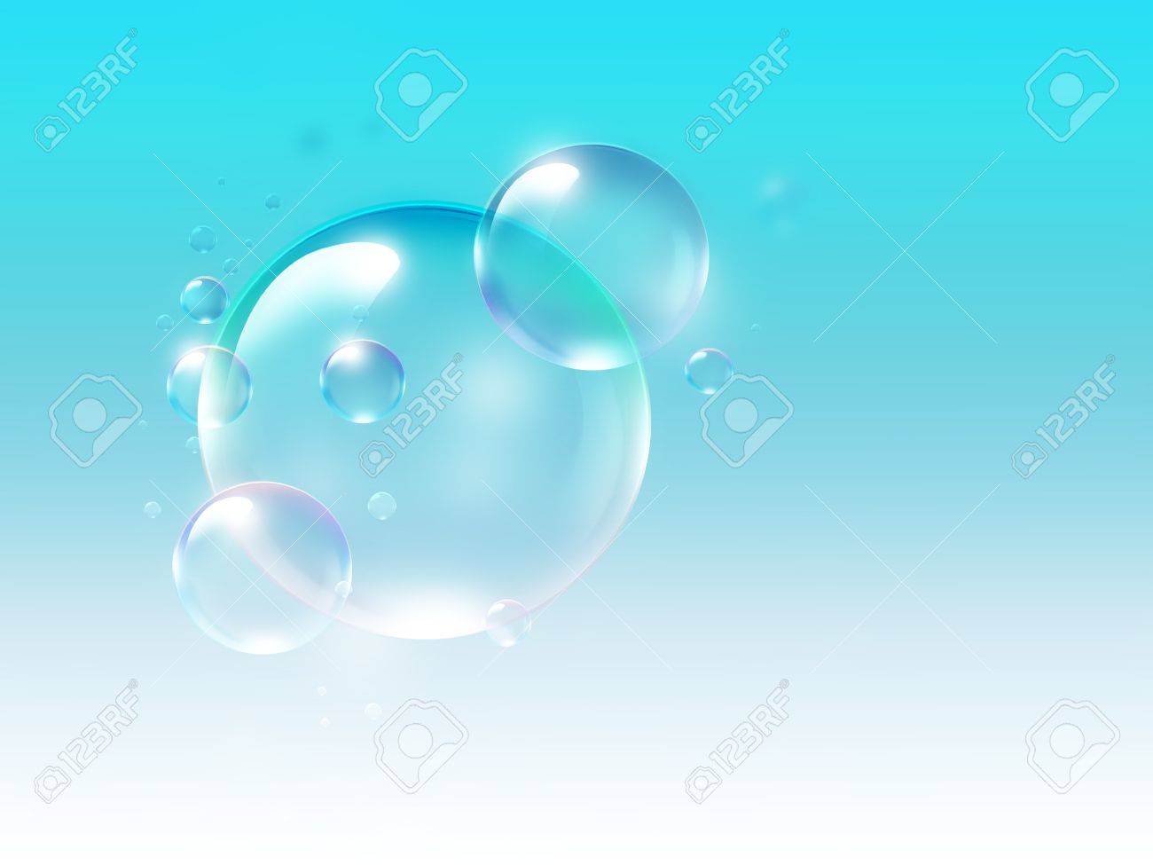 Detail Blue Bubble Background Nomer 51