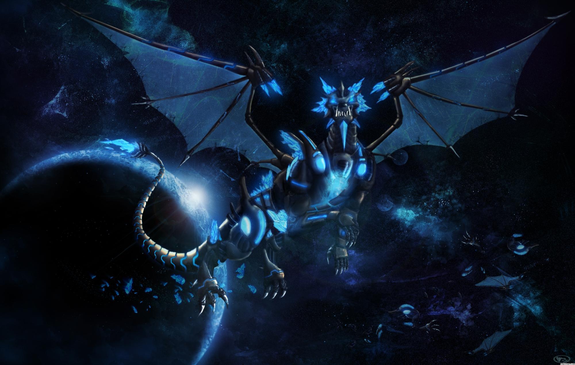 Detail Blue Dragon Wallpaper Nomer 37