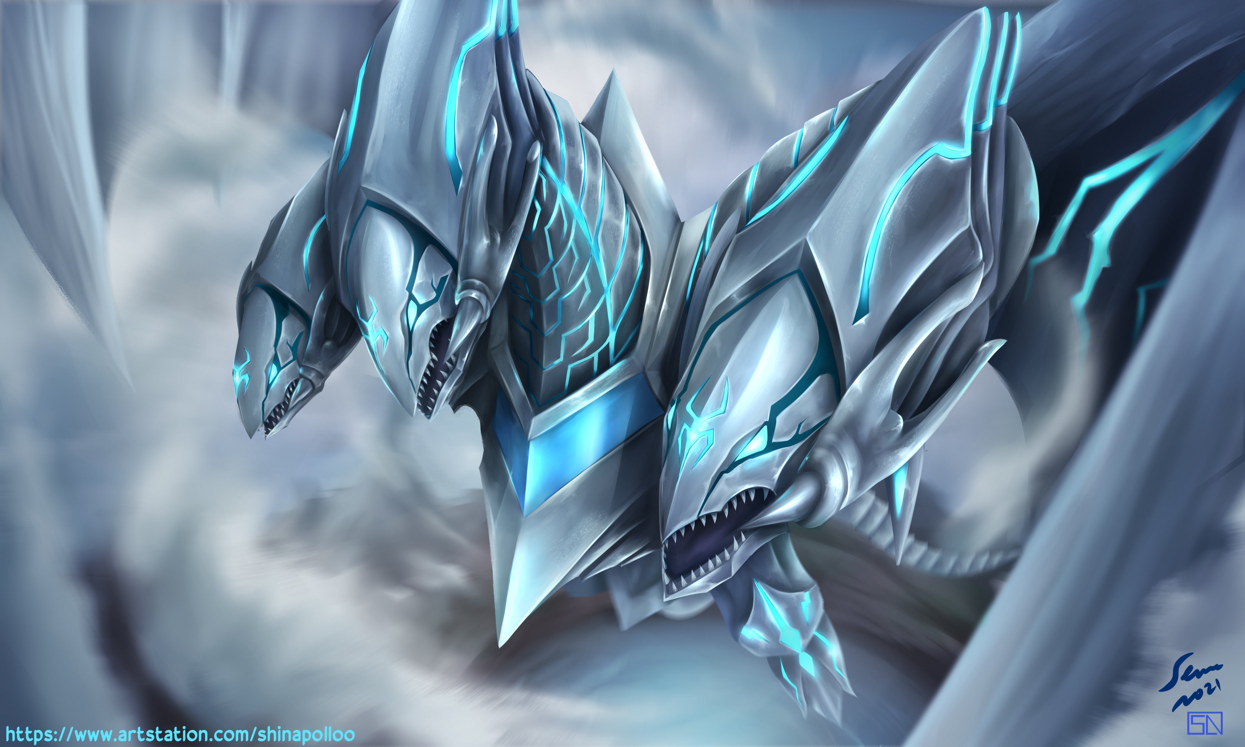 Detail Blue Eyes Ultimate Dragon Wallpaper Nomer 14